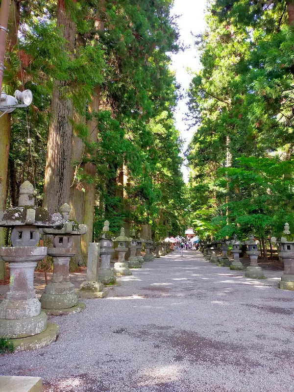 北口本宮冨士浅間神社 参道